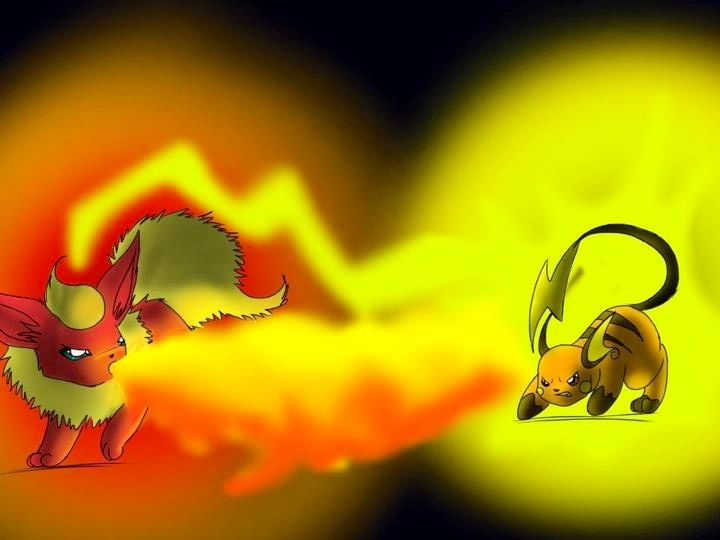 electricity vs fire by fuzzyfire932 elemental power
